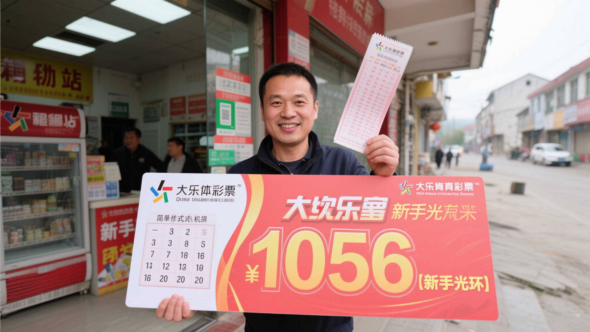 初次接触彩票：新手的意外之喜
这位中奖