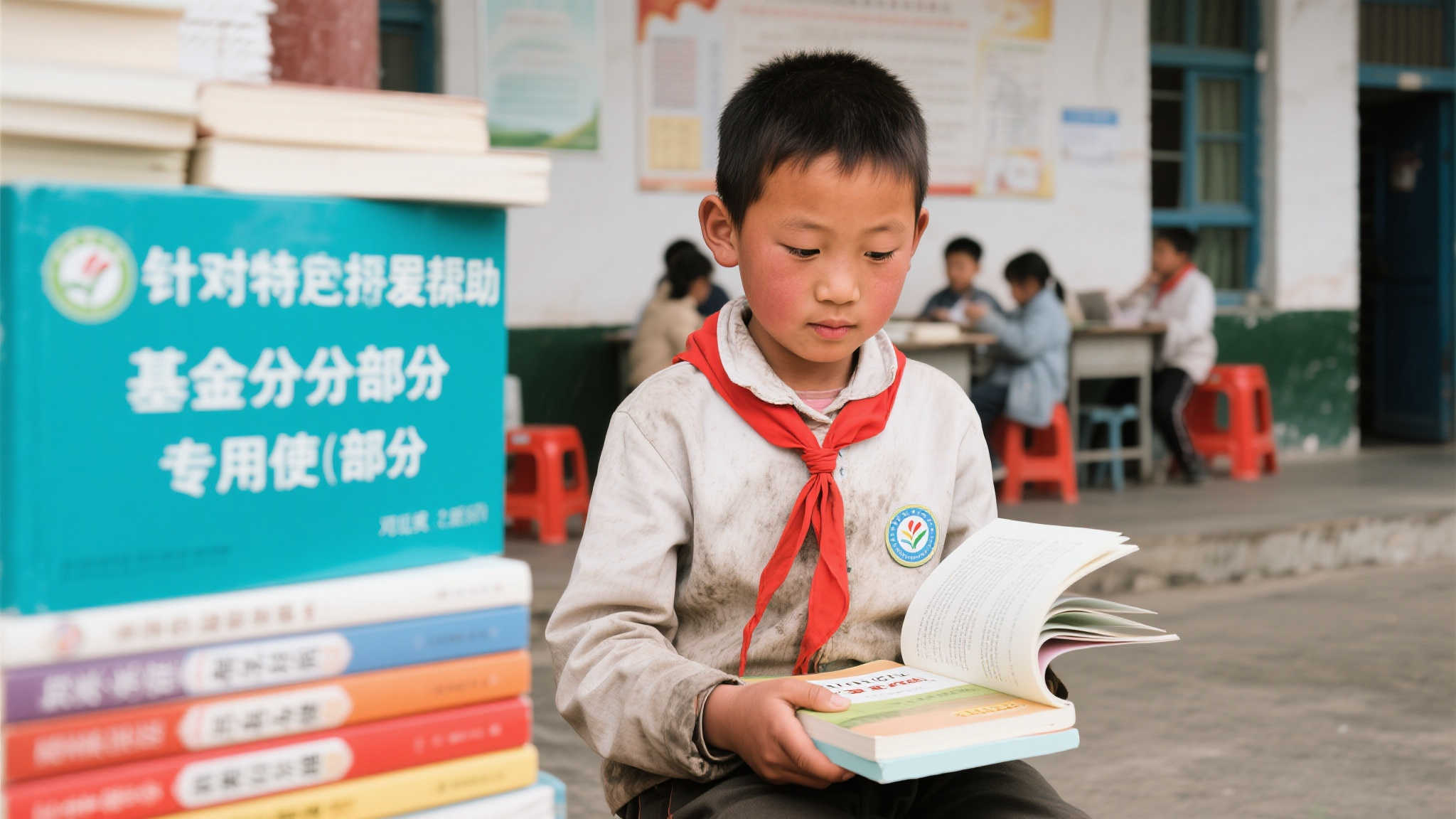 针对特定孩子展开帮扶
基金所得部分将专