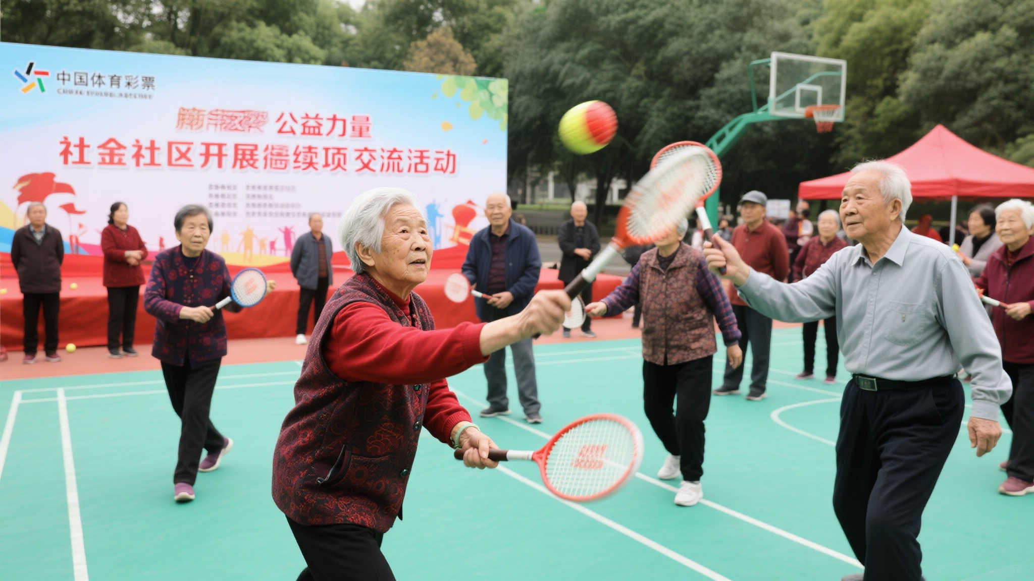 体彩支持 活力加倍：2024深圳市老年人柔力球交流活动圆满落幕