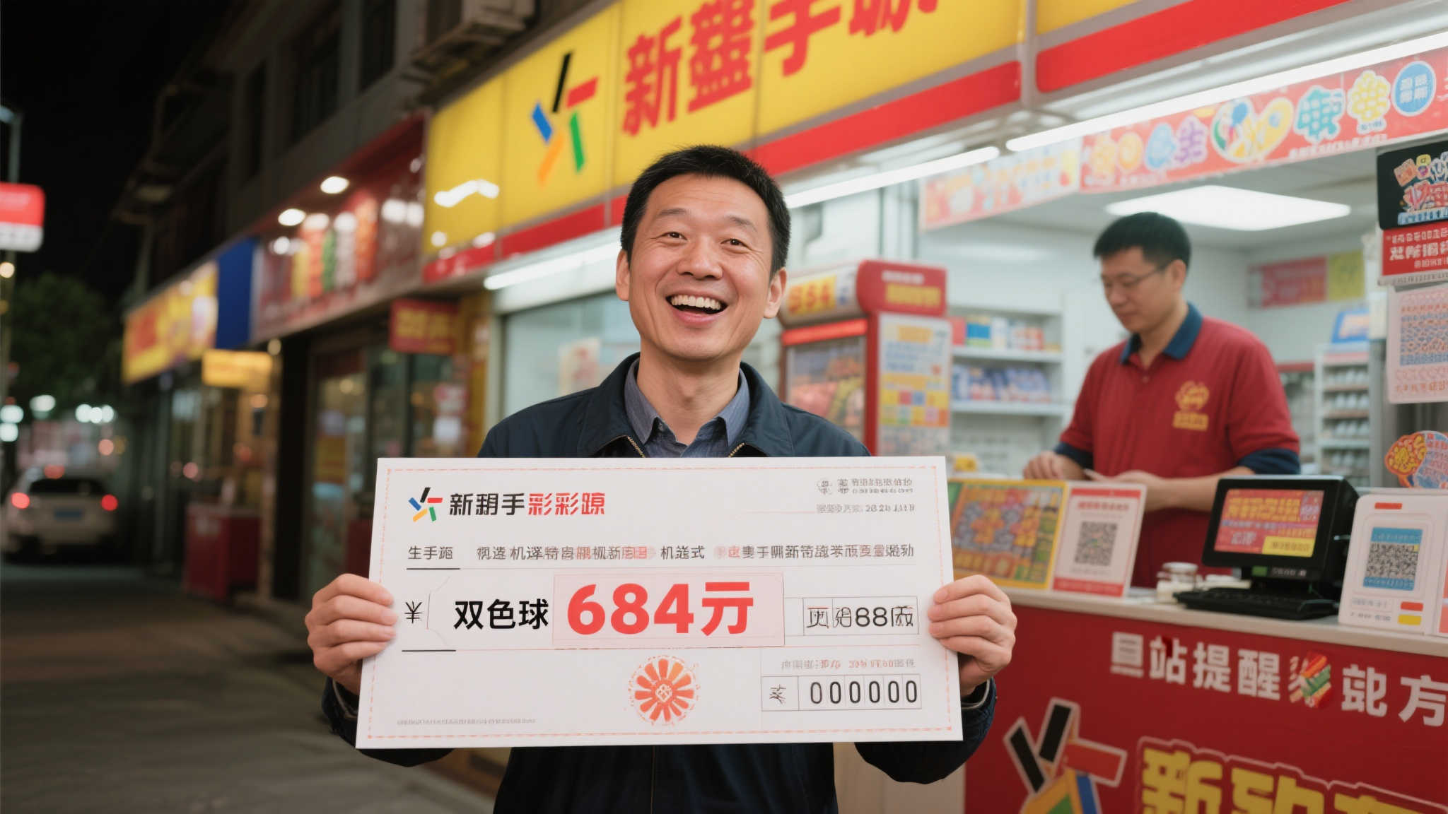 新手彩民随机选号喜中双色球684万 站主多次提醒方知大奖