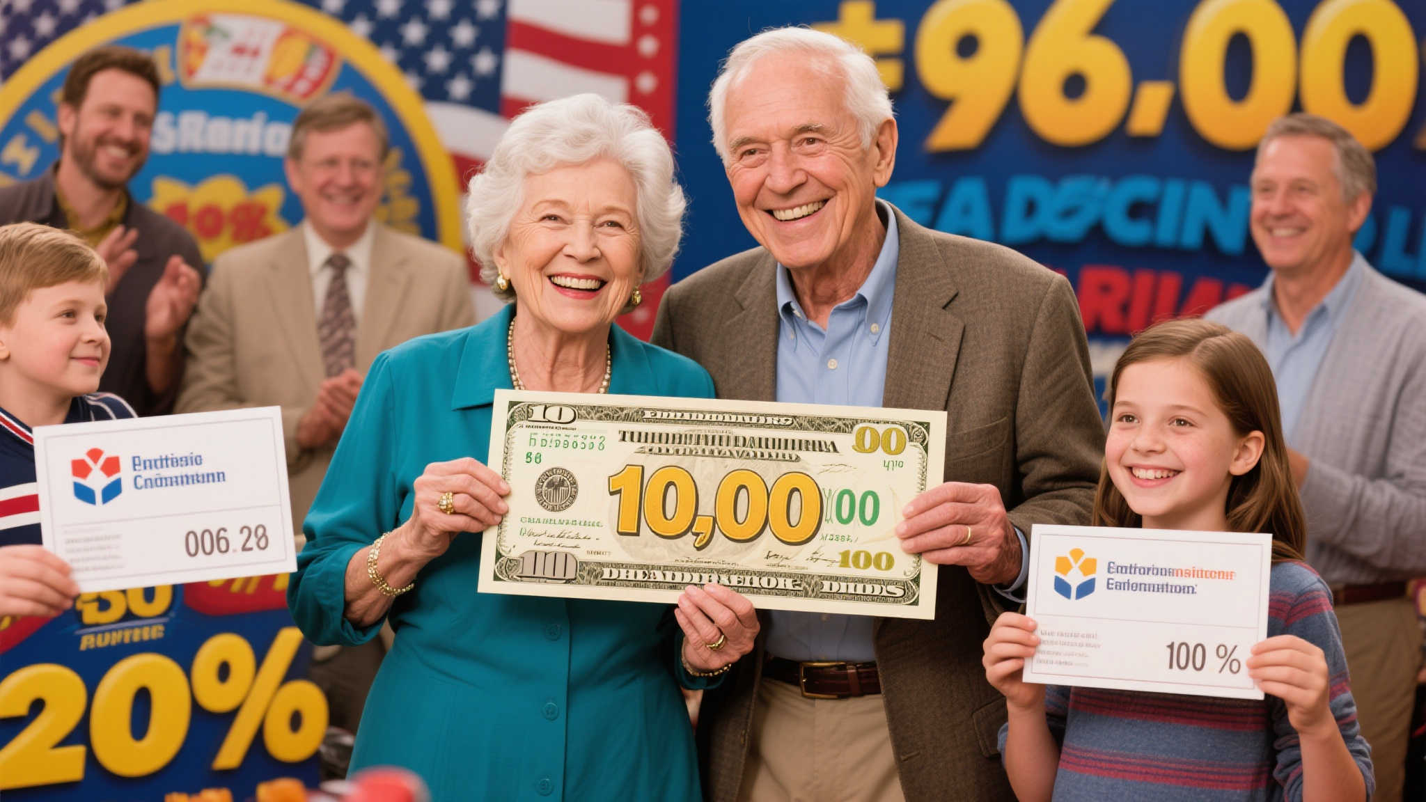 老夫妇喜中2.3亿彩票大奖 计划与家人共分享幸运