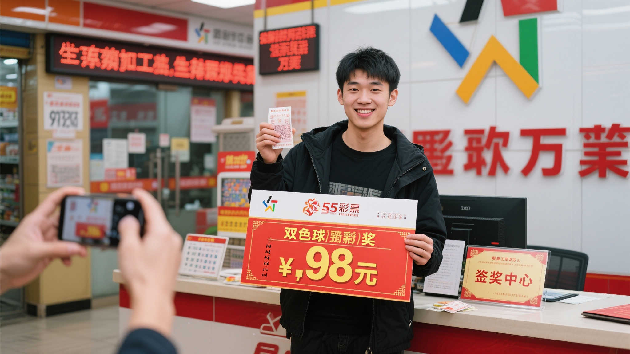 95后小伙中双色球798万，次日兑奖仍保持日常节奏