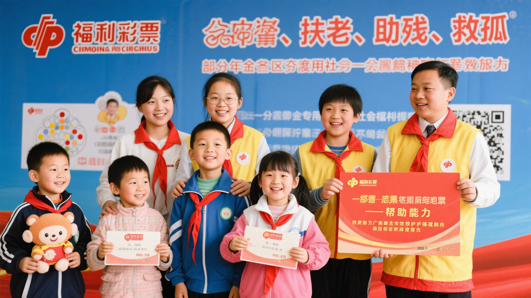 福利彩票自发行以来，就以“扶老、助残、救