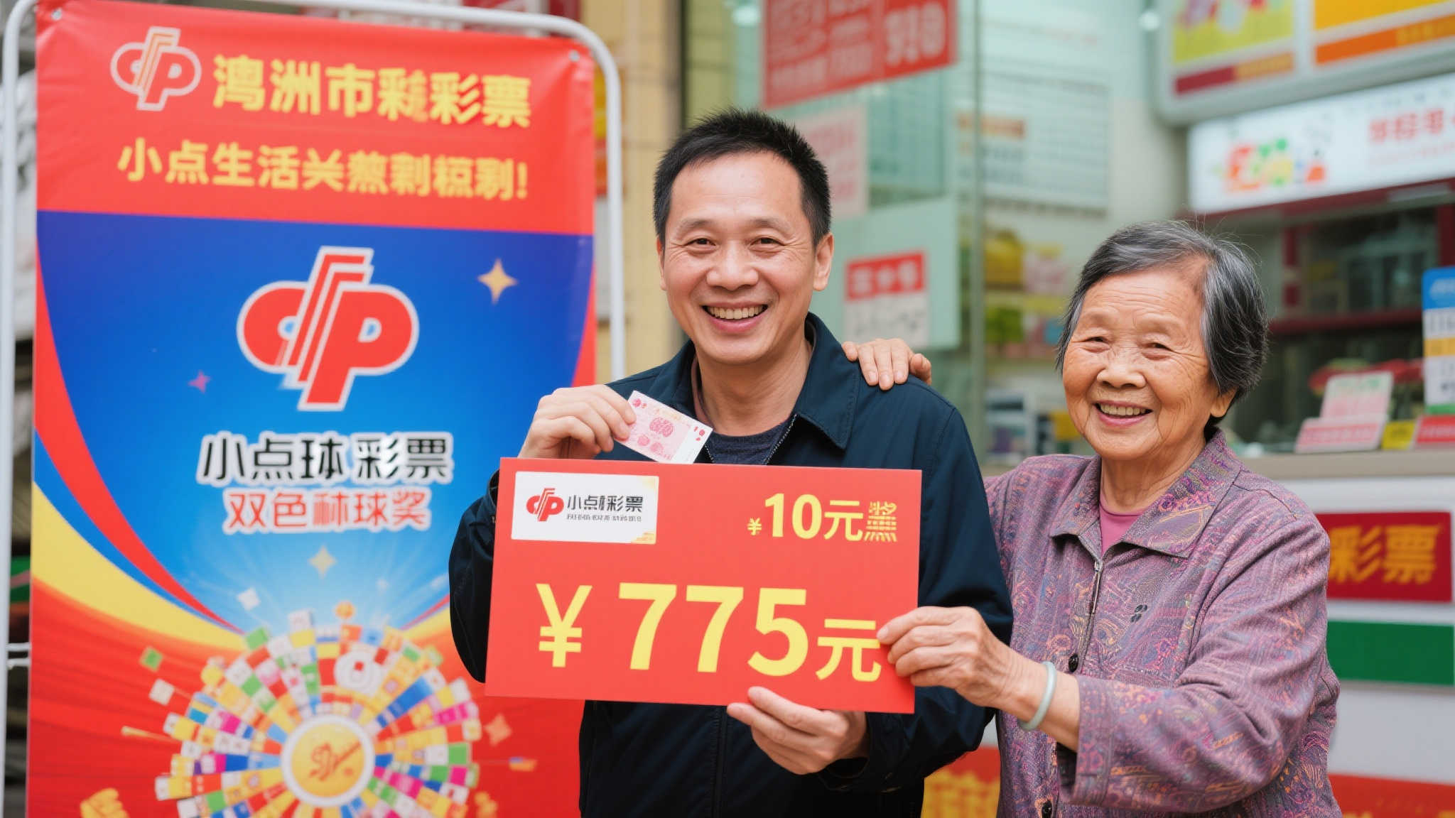 潮州幸运儿10元揽双色球775万大奖：奖金献父母-图
