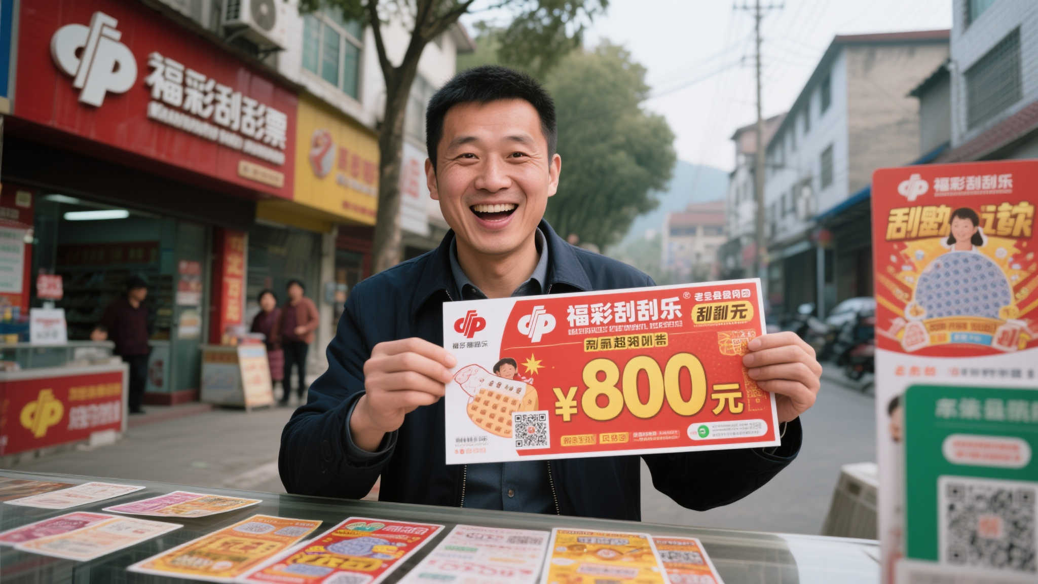 男子三天坚持刮刮乐,喜获80万福彩巨奖 男子三天坚持刮刮乐,喜获80万福彩巨奖