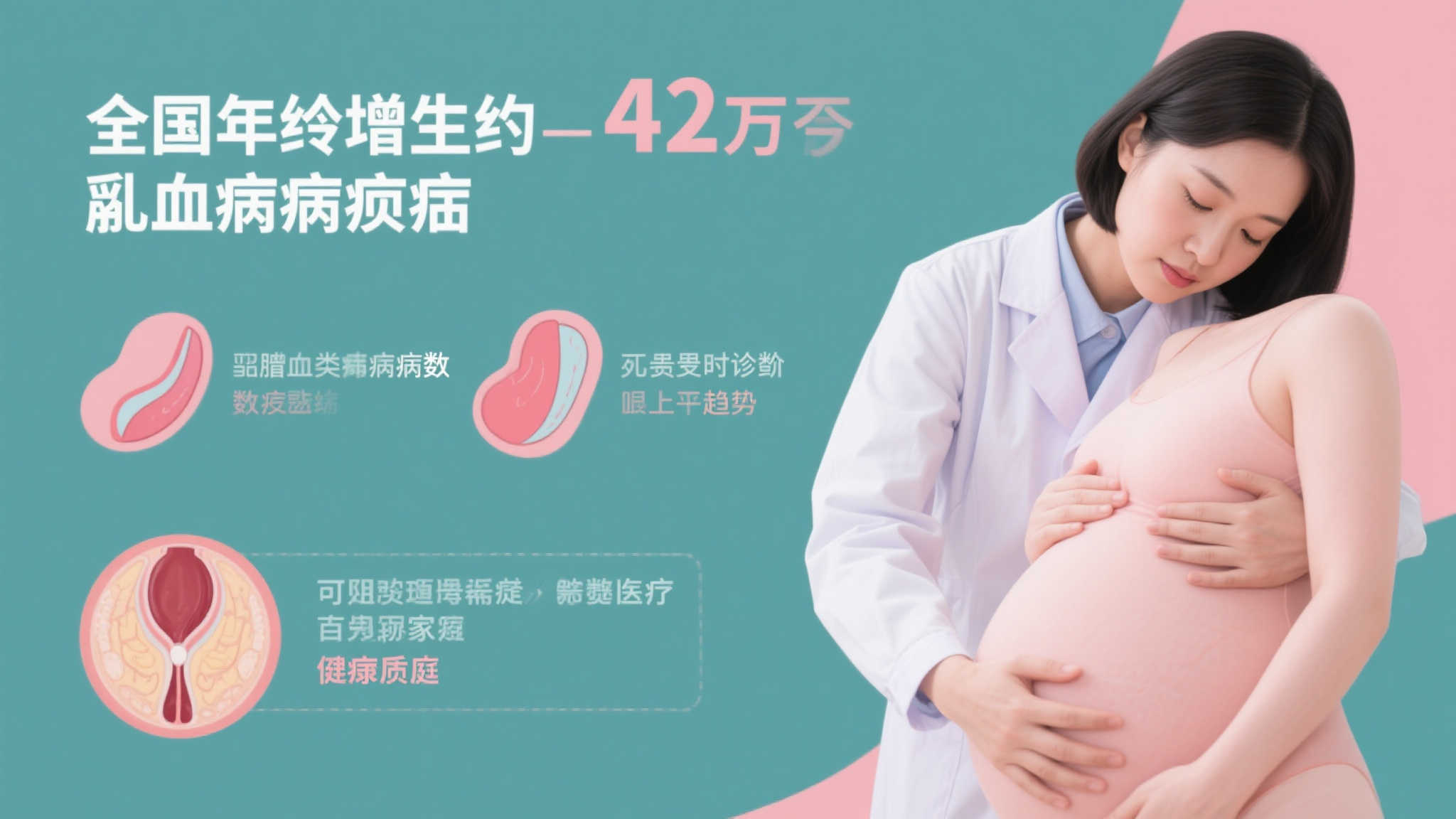 数据显示，全国每年新增约42万名乳腺病患