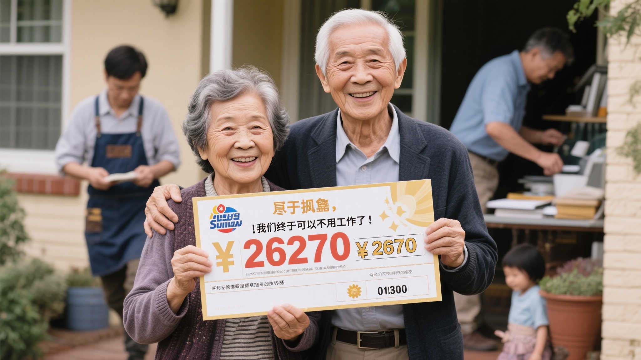 七旬老夫妇意外中奖2627万:从此告别工作迎来新生活 七旬老夫妇意外中奖2627万:从此告别工作迎来新生活