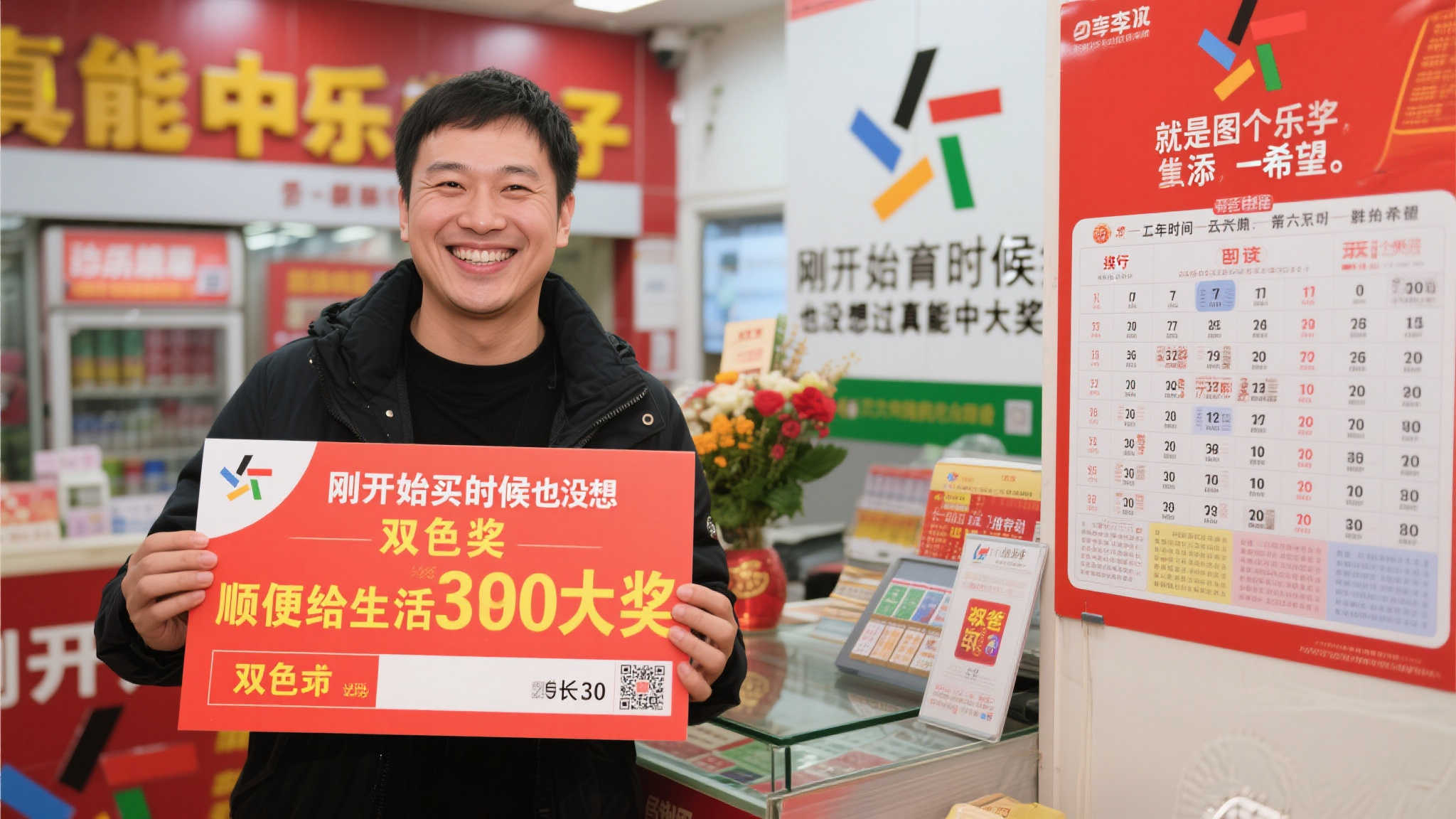 “刚开始买的时候也没想过真能中大奖，就是