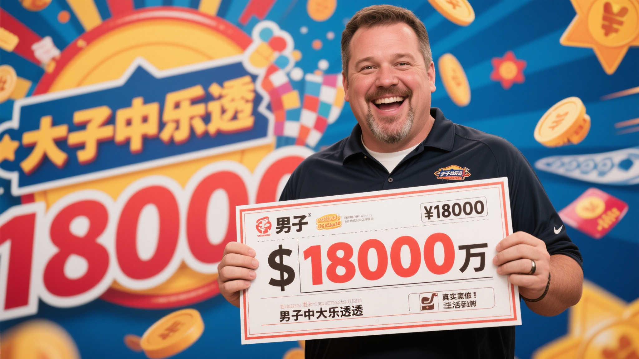 男子免费中得大乐透1800万,生活依旧不变 男子免费中得大乐透1800万,生活依旧不变