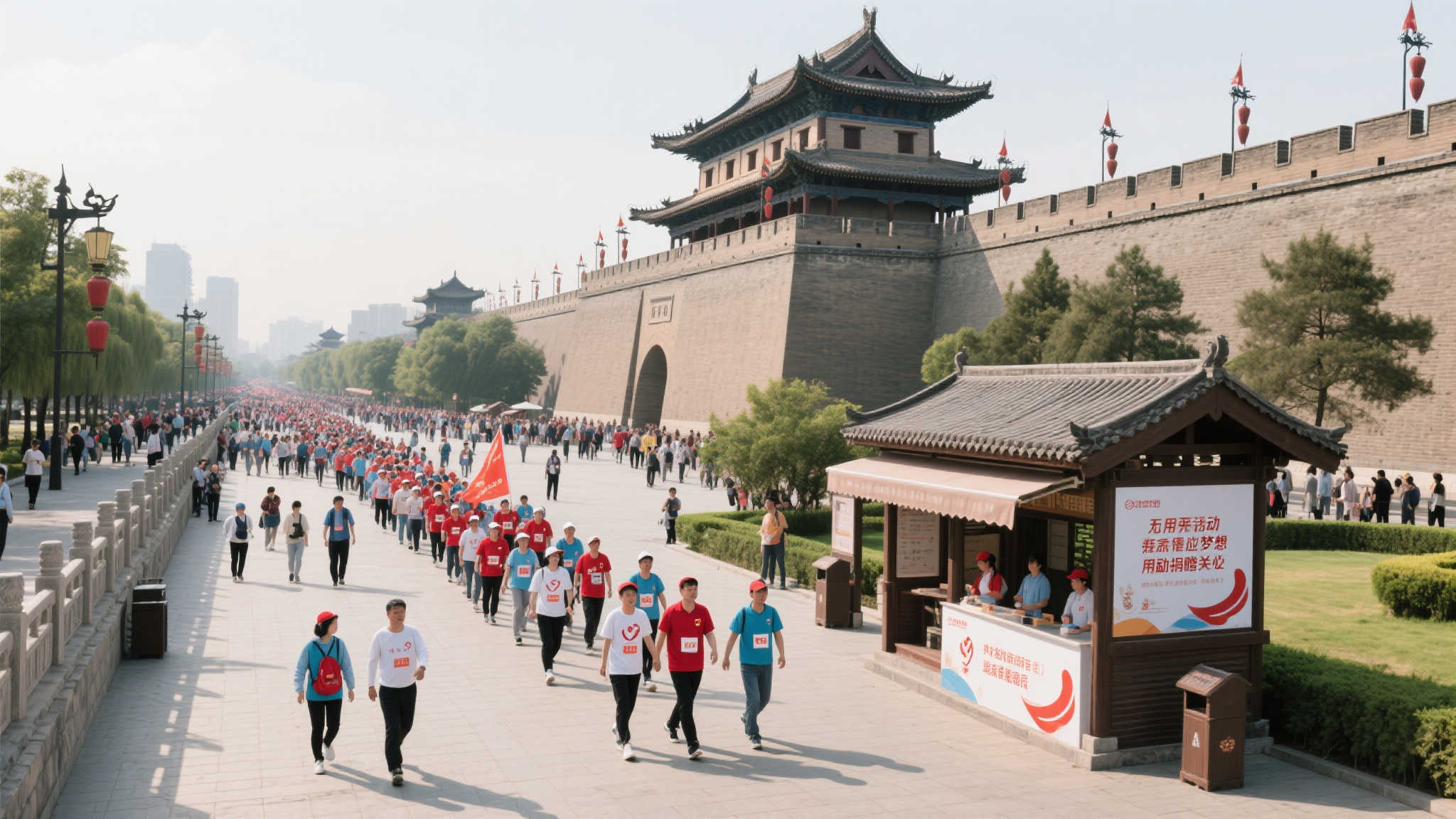 用行动诠释梦想 用脚步丈量关爱
当你漫