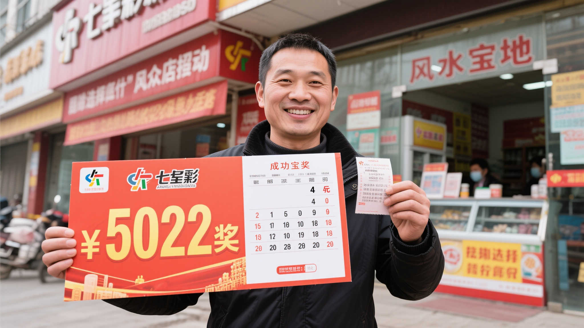 男子凭4元彩票中502万七星彩大奖 选号灵感源自人民币编码
