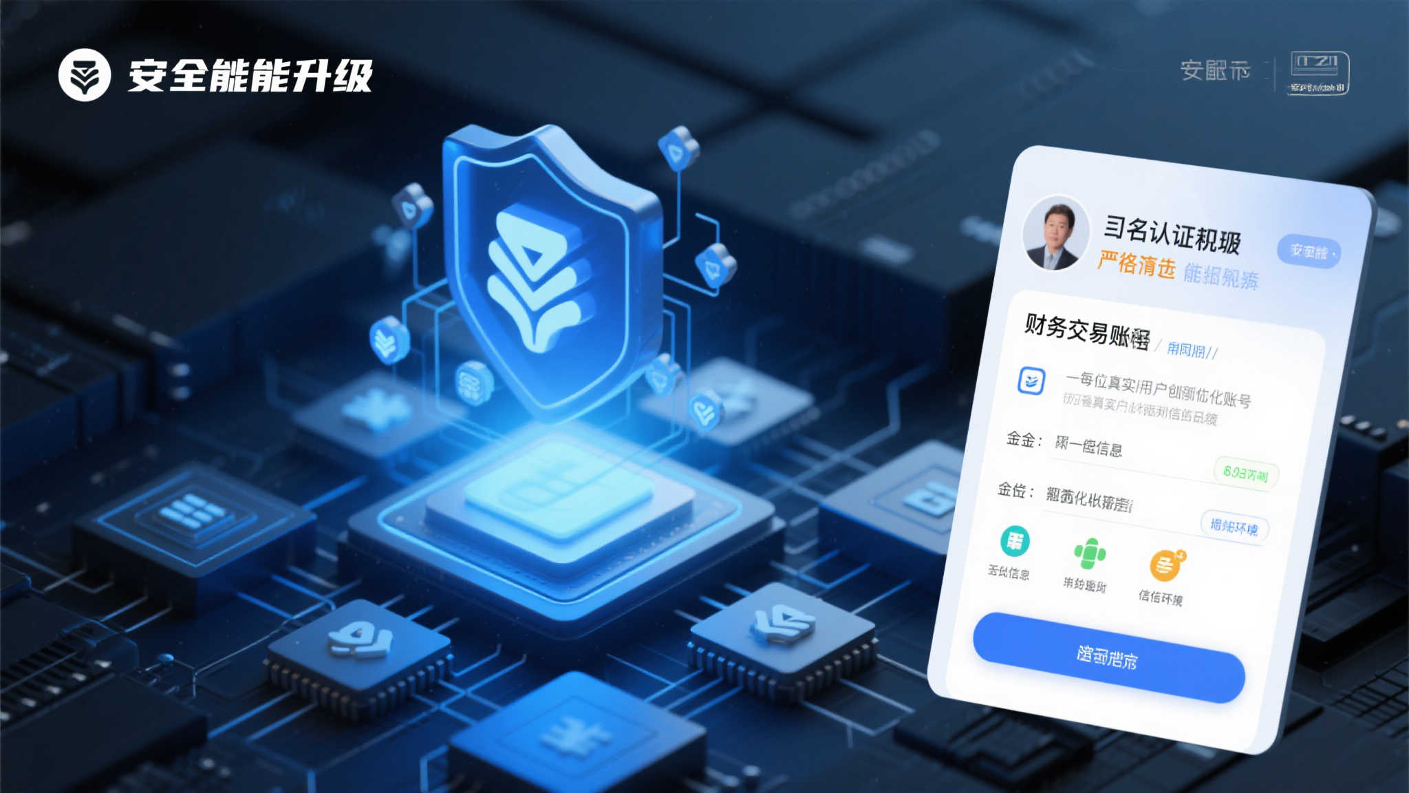 安全性能再提升
财务交易环节采用最新加
